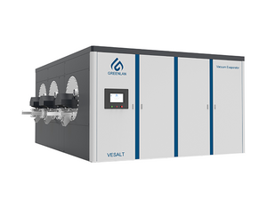 Three Modules Heat Pump Scraper Low Temperature Vacuum Crystallizer